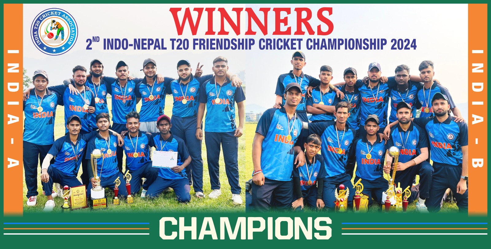 भारत के जांबाज खिलाड़ियों ने नेपाल को दी मात ..और इंडो नेपाल क्रिकेट सीरीज की अपने नाम…